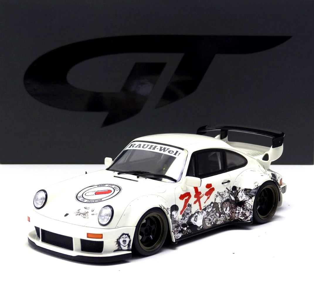 Porsche 911 RWB Rauh-Welt Akira Limitiert white 1:18 GT Spirit GT508 Порше бял Лимитирана