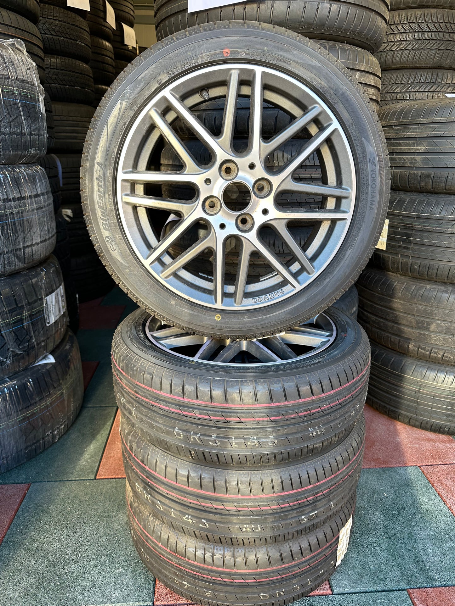 Оригинал Нови Smart W453 Brabus 16 Zoll Смарт Брабус 16 цола Алуминиеви джанти летен комплект летни гуми