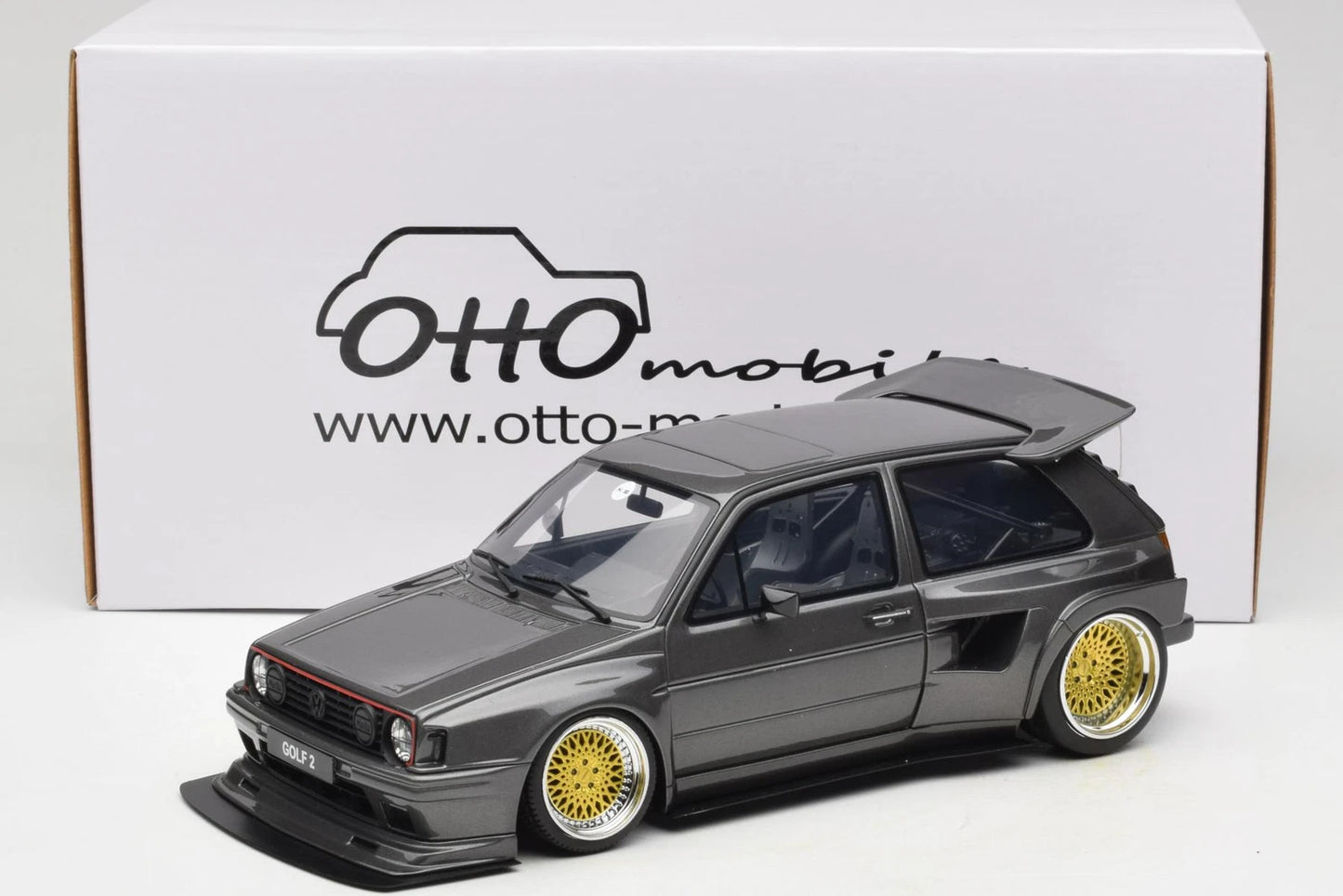 Volkswagen VW Golf 2 GTI Khyzyl Saleem Ascot grey Ottomobile OT476 1:18 Фолксваген Голф 2 Лимитирана сив