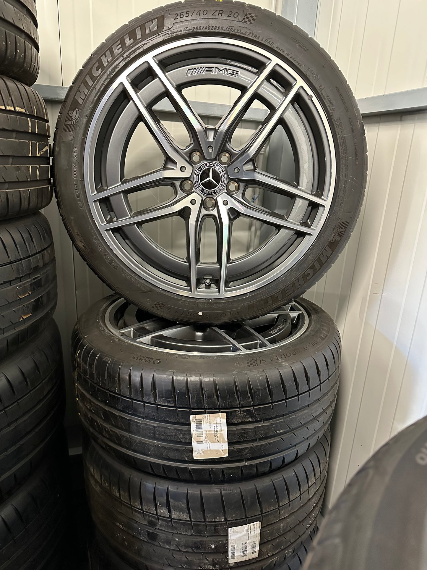 Като Нови Оригинал Mercedes SL W232 AMG 20 Zoll Мерцедес СЛ 232 20 цола AMG джанти летен комплект летни гуми