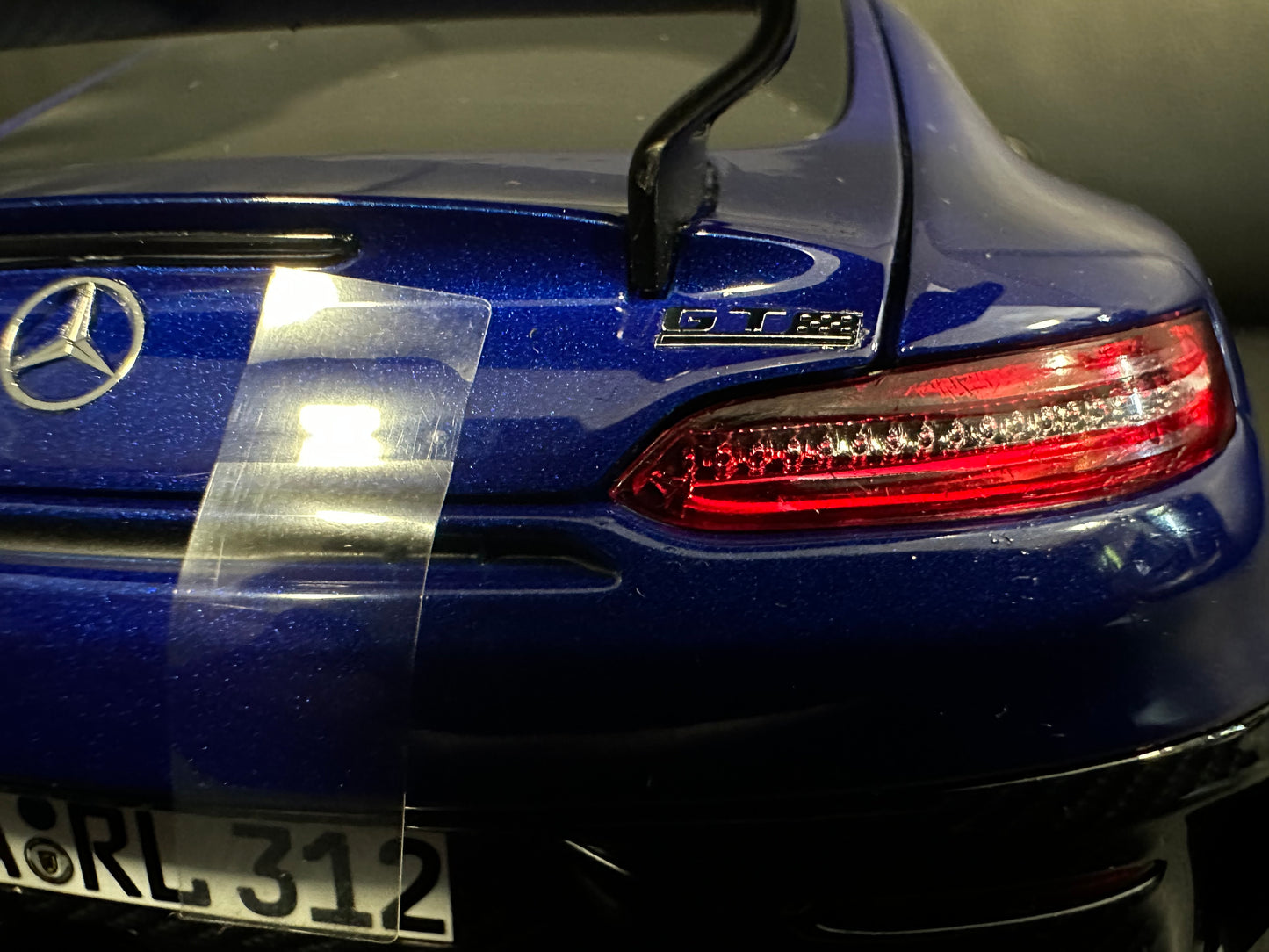 Mercedes Benz AMG GT Black Series blue 1:18 NOREV 183908 Мерцедес Бенц АМГ ГТ син