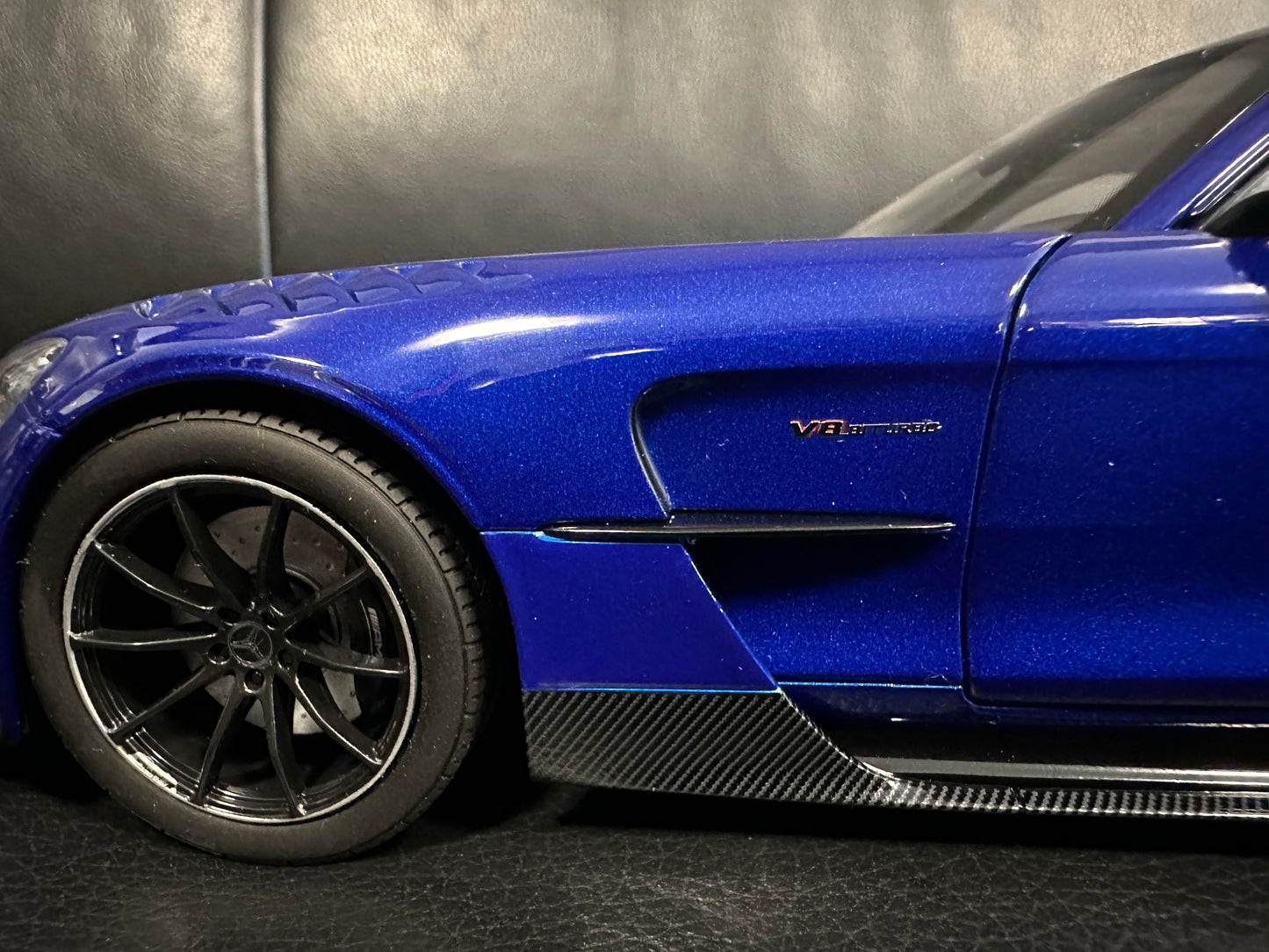 Mercedes Benz AMG GT Black Series blue 1:18 NOREV 183908 Мерцедес Бенц АМГ ГТ син