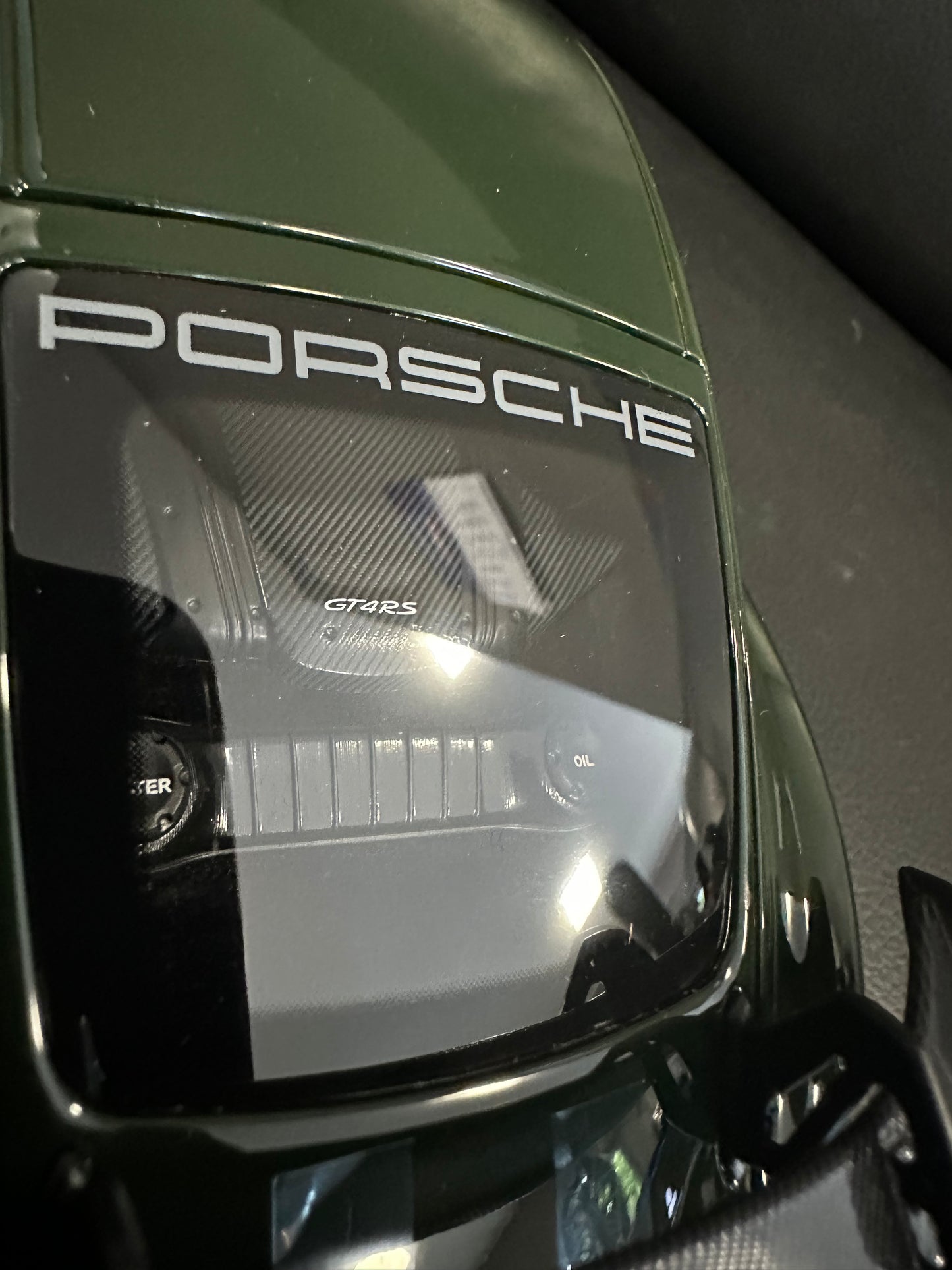 Porsche Cayman GT4 RS brewster green 2023 Weissach 1:18 GT Norev 187250 Порше Кайман ГТ4 РС зелен