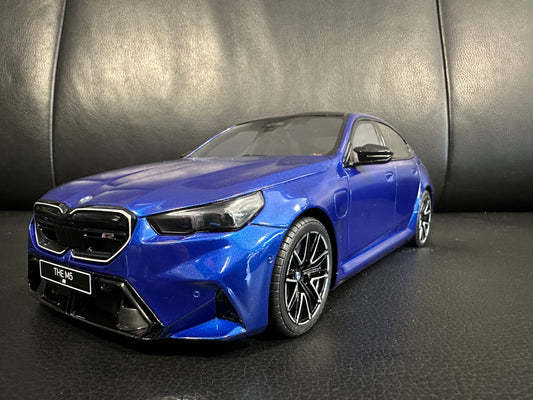Bmw M5 G90 Marina Bay Blue Limited 79/1600 1:18 GT Spirit GT507 Бмв М5 Г90 Лимитирана