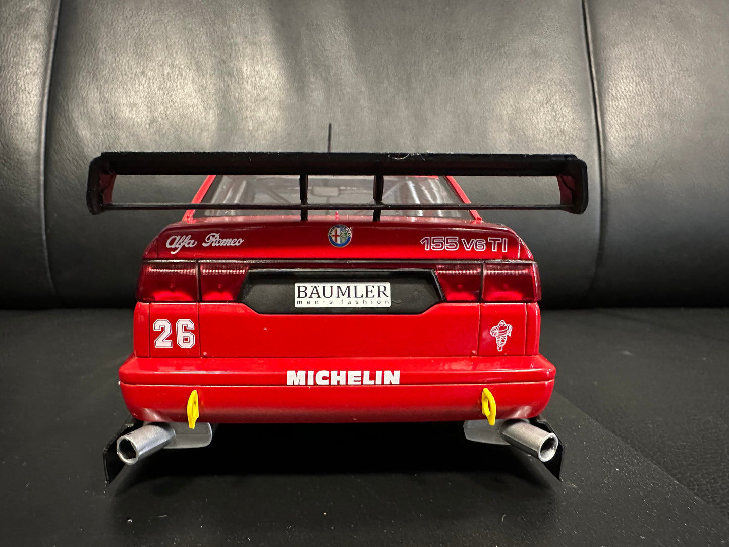 Alfa Romeo 155 V6 TI DTM red 1:18 WERK 83 W1801004 Алфа Ромео 155 червен