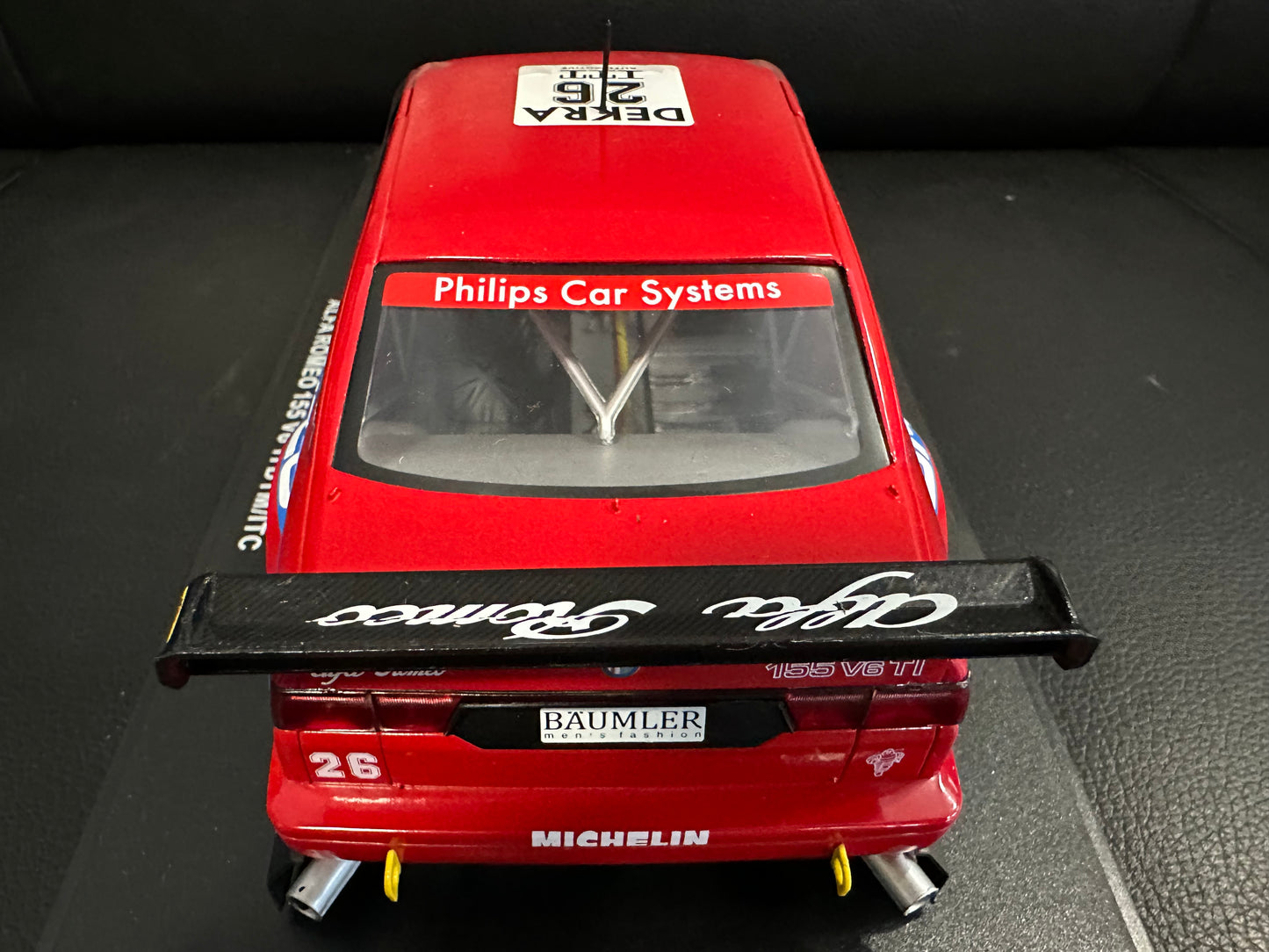 Alfa Romeo 155 V6 TI DTM red 1:18 WERK 83 W1801004 Алфа Ромео 155 червен