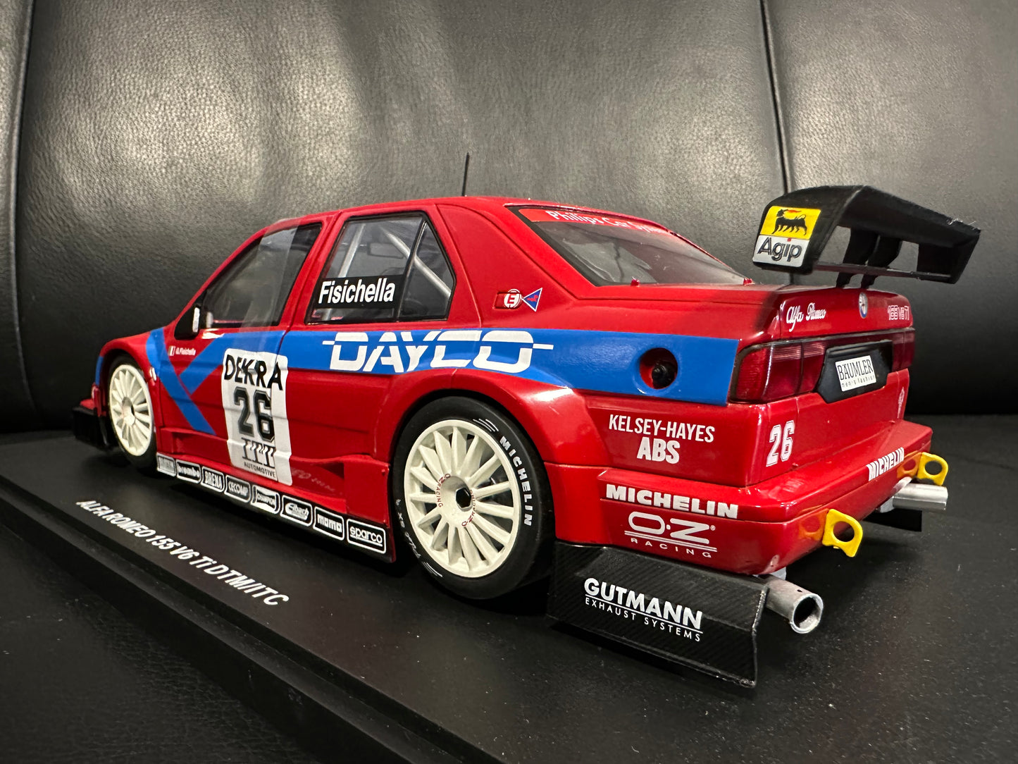 Alfa Romeo 155 V6 TI DTM red 1:18 WERK 83 W1801004 Алфа Ромео 155 червен