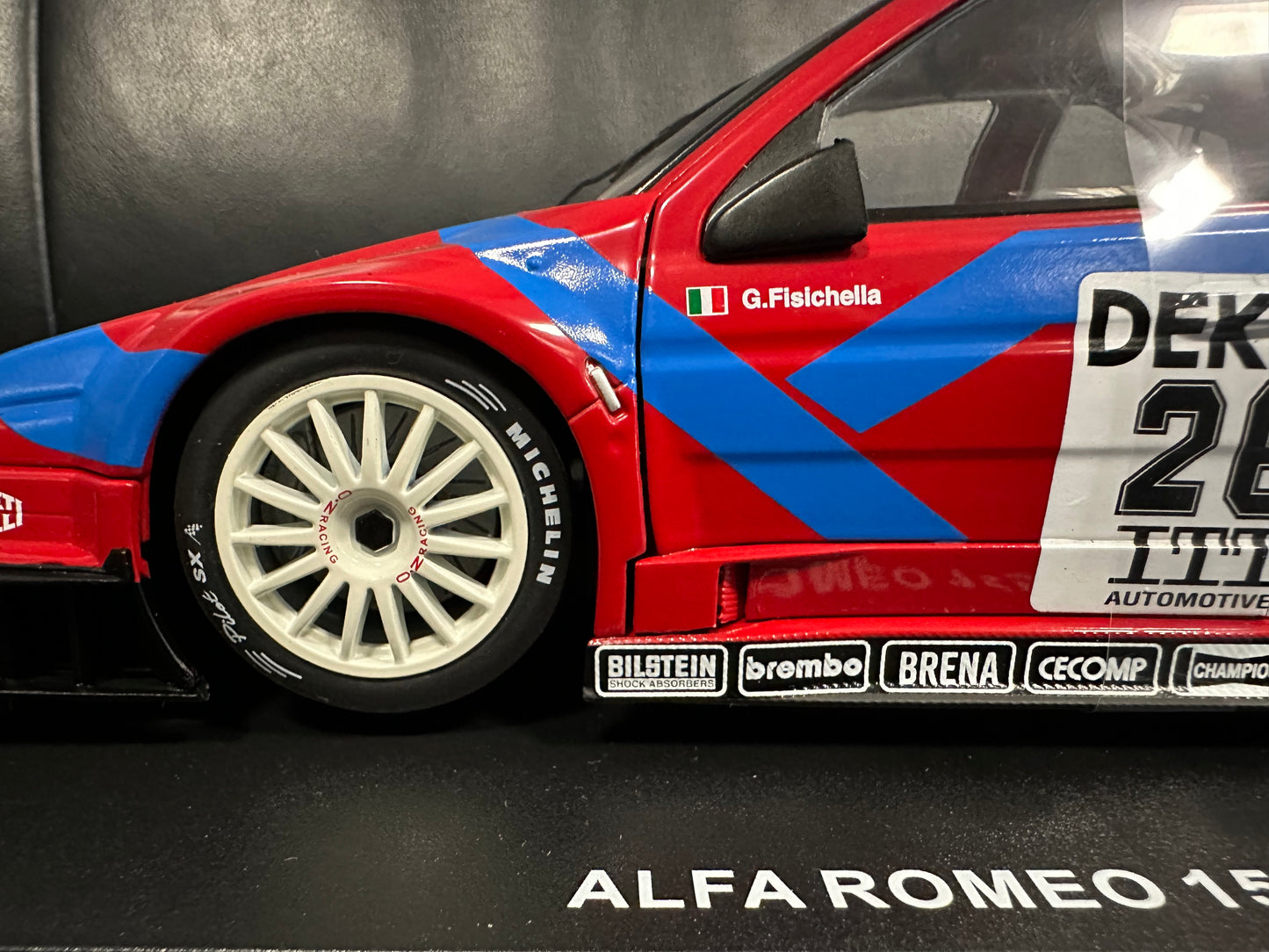 Alfa Romeo 155 V6 TI DTM red 1:18 WERK 83 W1801004 Алфа Ромео 155 червен