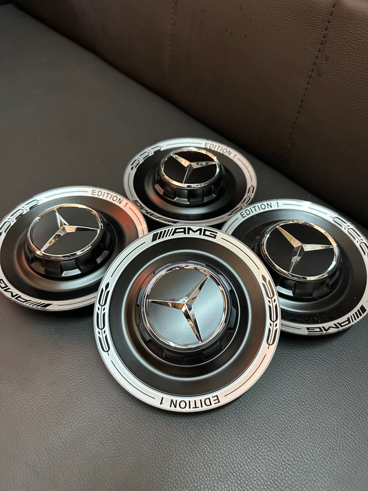 Оригинални Капачки за джанти АМГ Мерцедес А ЦЛА Е С ГТ ГЛС Класа Mercedes AMG Edition 1 A Cla E S GT GLS Klasse A0004005700
