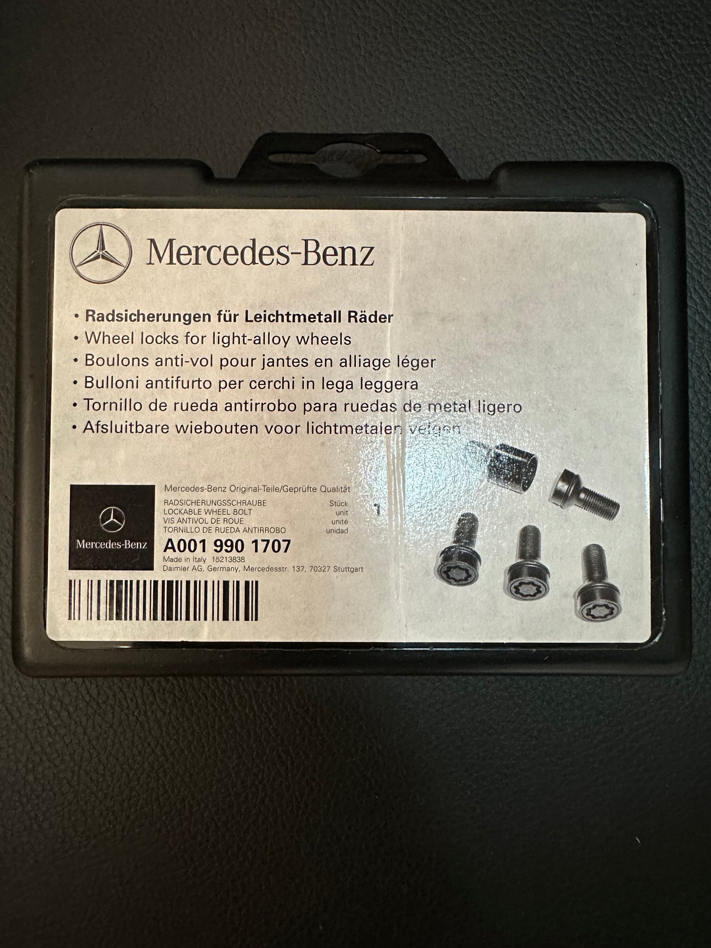 Оригинални секретни Болтове за Мерцедес Mercedes A0019901707 M14 x 1,5 x 45