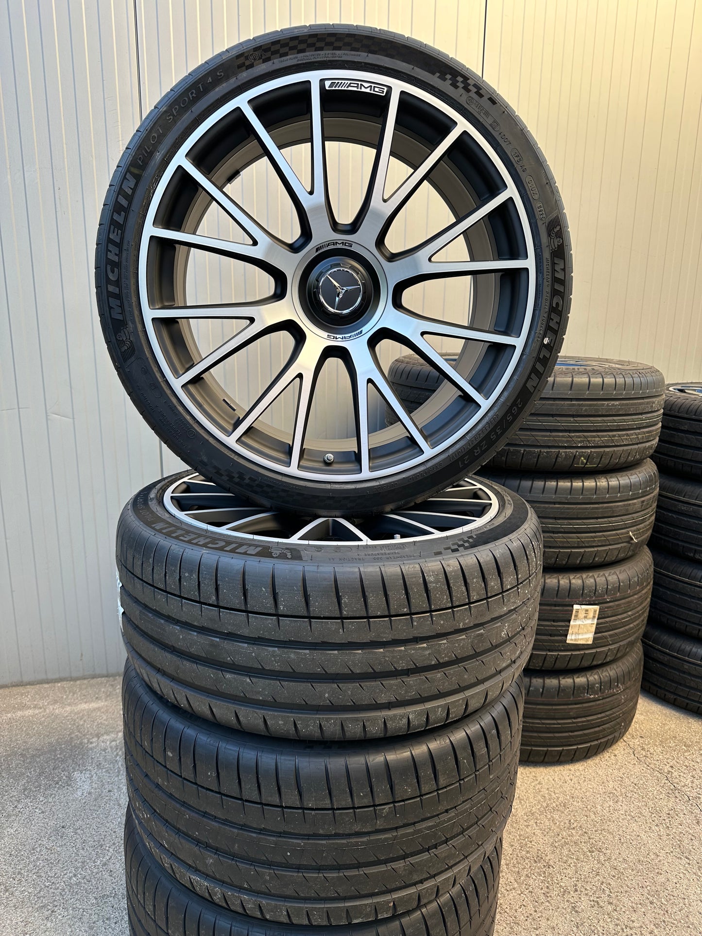 Нови Оригинал Mercedes E53 AMG Klasse 21 Zoll W214 Е53 класа W214 21 цола AMG джанти летен комплект летни гуми