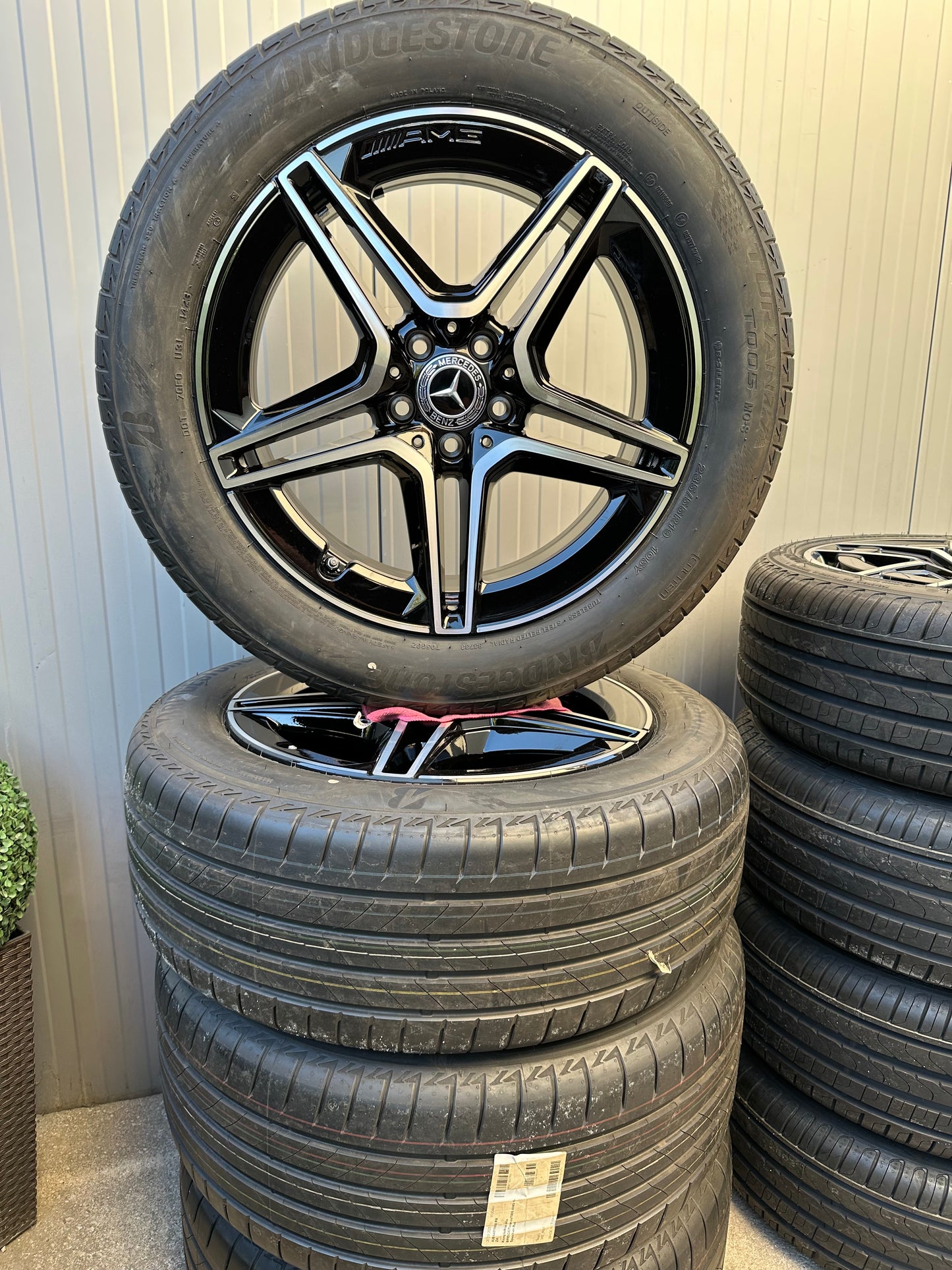 Като Нови Оригинал Mercedes GLC Klasse AMG 19 Zoll Мерцедес Глц класа W253 X253 C253 19 цола AMG джанти летен комплект летни гуми