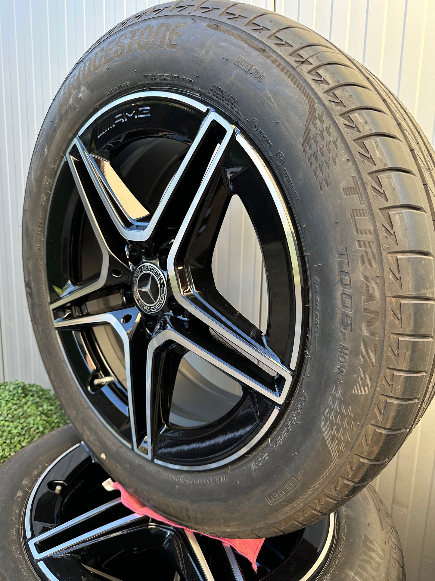 Като Нови Оригинал Mercedes GLC Klasse AMG 19 Zoll Мерцедес Глц класа W253 X253 C253 19 цола AMG джанти летен комплект летни гуми