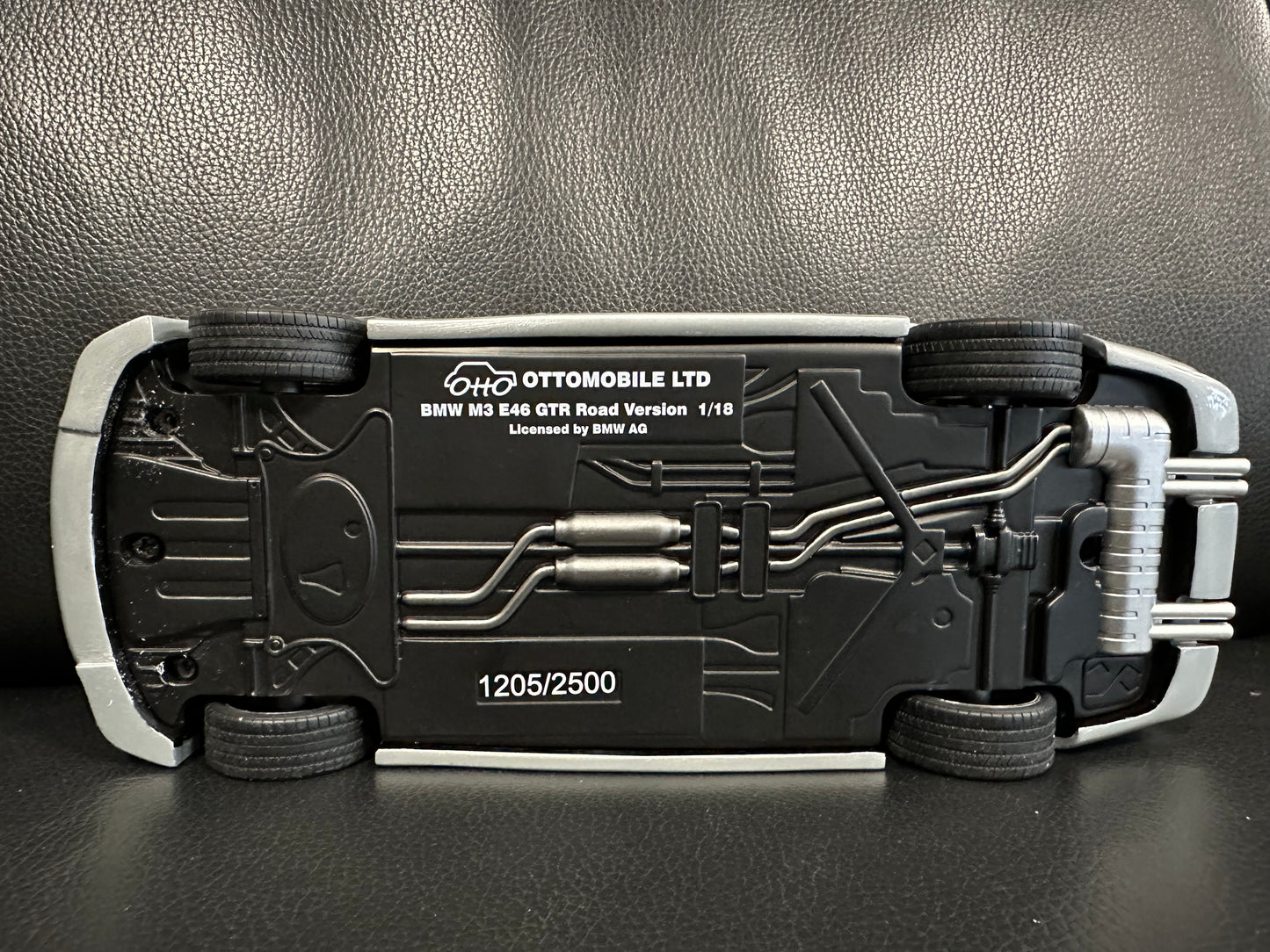 BMW M3 E46 GTR STREET 2001 SILVER OT1128 OTTOMOBILE Limitiert 1:18 Бмв M3 Е46 ГТР сив лимитирана