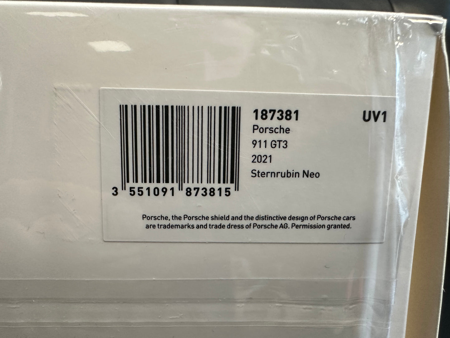 Porsche 911 GT3 Ruby Star Neo 2021 1:18 GT Norev 187381 Порше 911 ГТ3