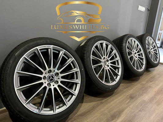 Оригинал като Нови Mercedes S Klasse 20 Zoll W223 V223 Мерцедес С Класа 20 цола AMG джанти летен комплект летни гуми