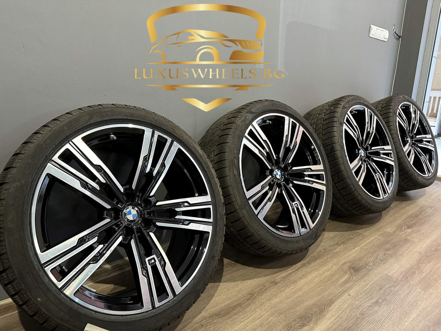 Нови Оригинал BMW 7er i7 G70 G7L 21 Zoll 908M Бмв 7-ма серия и7 Г70 21 цола 908М зимен комплект зимни гуми