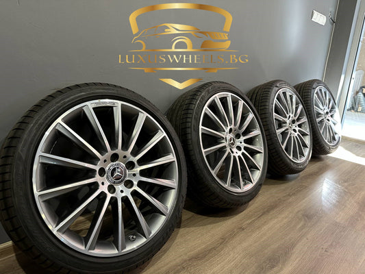 Оригинал Като Нови Mercedes C klasse W205 19 Zoll AMG Мерцедес Ц класа W205 19 цола AMG летен комплект летни гуми