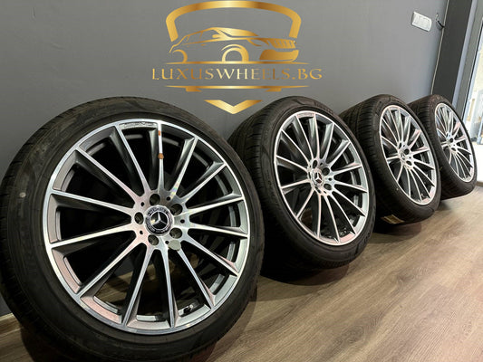 Оригинал като Нови Mercedes S Klasse 20 Zoll W223 V223 Мерцедес С Класа 20 цола AMG джанти летен комплект летни гуми