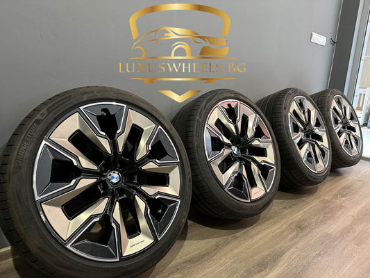 Оригинал Като Нови BMW 7er i7 G70 G7L 21 Zoll 910i Бмв 7-ма серия и7 Г70 21 цола 910i летен комплект летни гуми