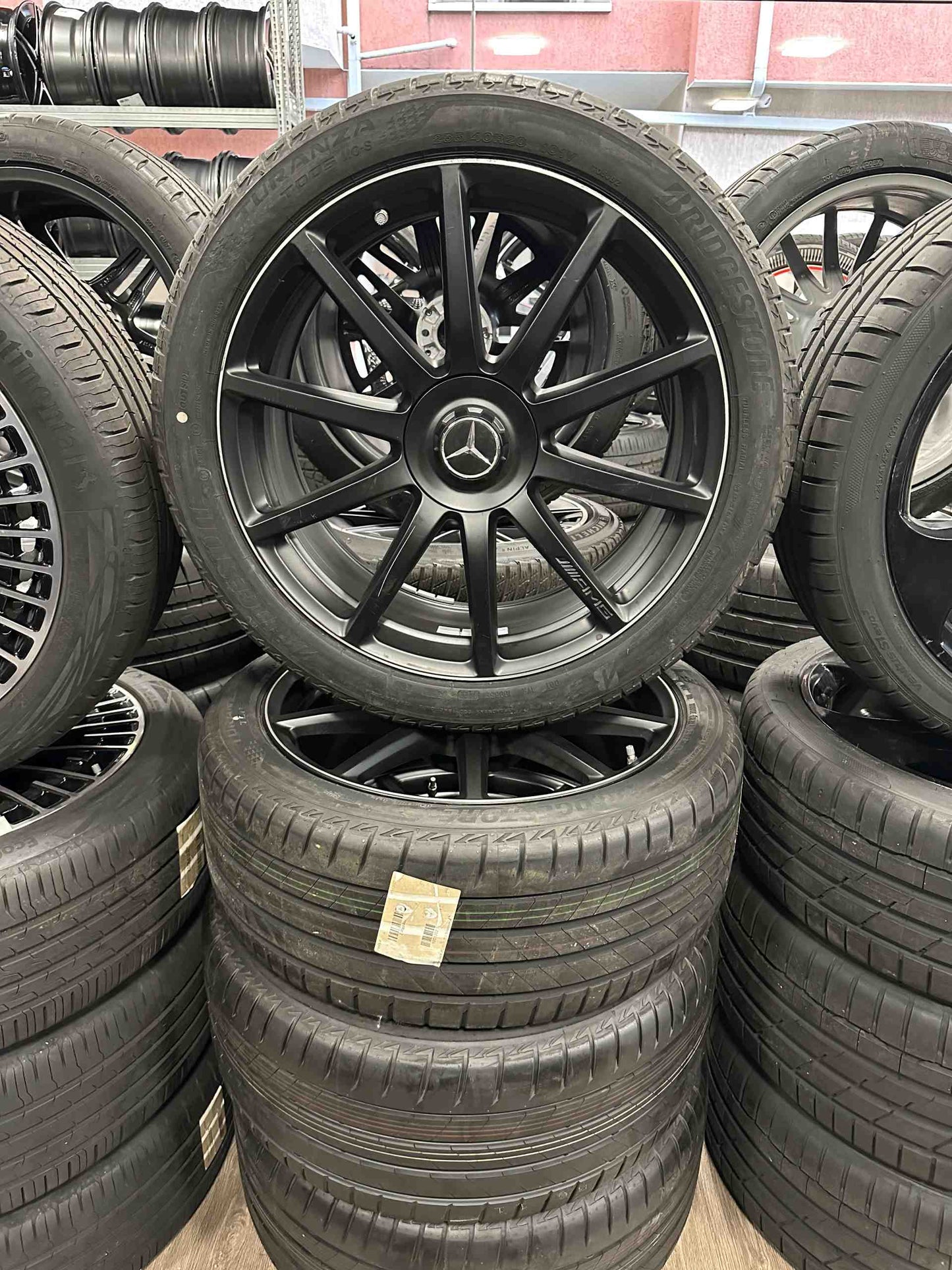 Като Нови Mercedes S63 AMG S Klasse 20 Zoll W222 W217 Coupe Мерцедес С63 С Класа W222 W217 Купе 20 цола AMG джанти летен комплект летни гуми