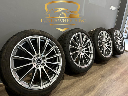 Оригинал като Нови Mercedes S Klasse 20 Zoll W223 V223 Мерцедес С Класа 20 цола AMG джанти летен комплект летни гуми