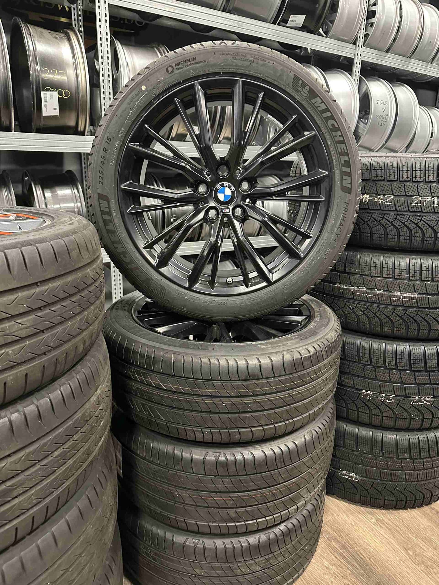 Като Нови BMW 3er 4er серия G20 G21 G22 18 Zoll M796 Бмв 3-та 4-та серия Г20 Г21 18 цола М796 летен комплект летни гуми