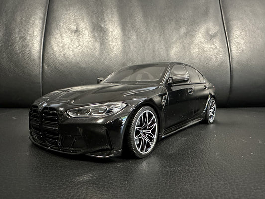 Bmw M3 G80 2020 Limousine black 1:18 Minichamps 155020202 Бмв M3 G80 черен