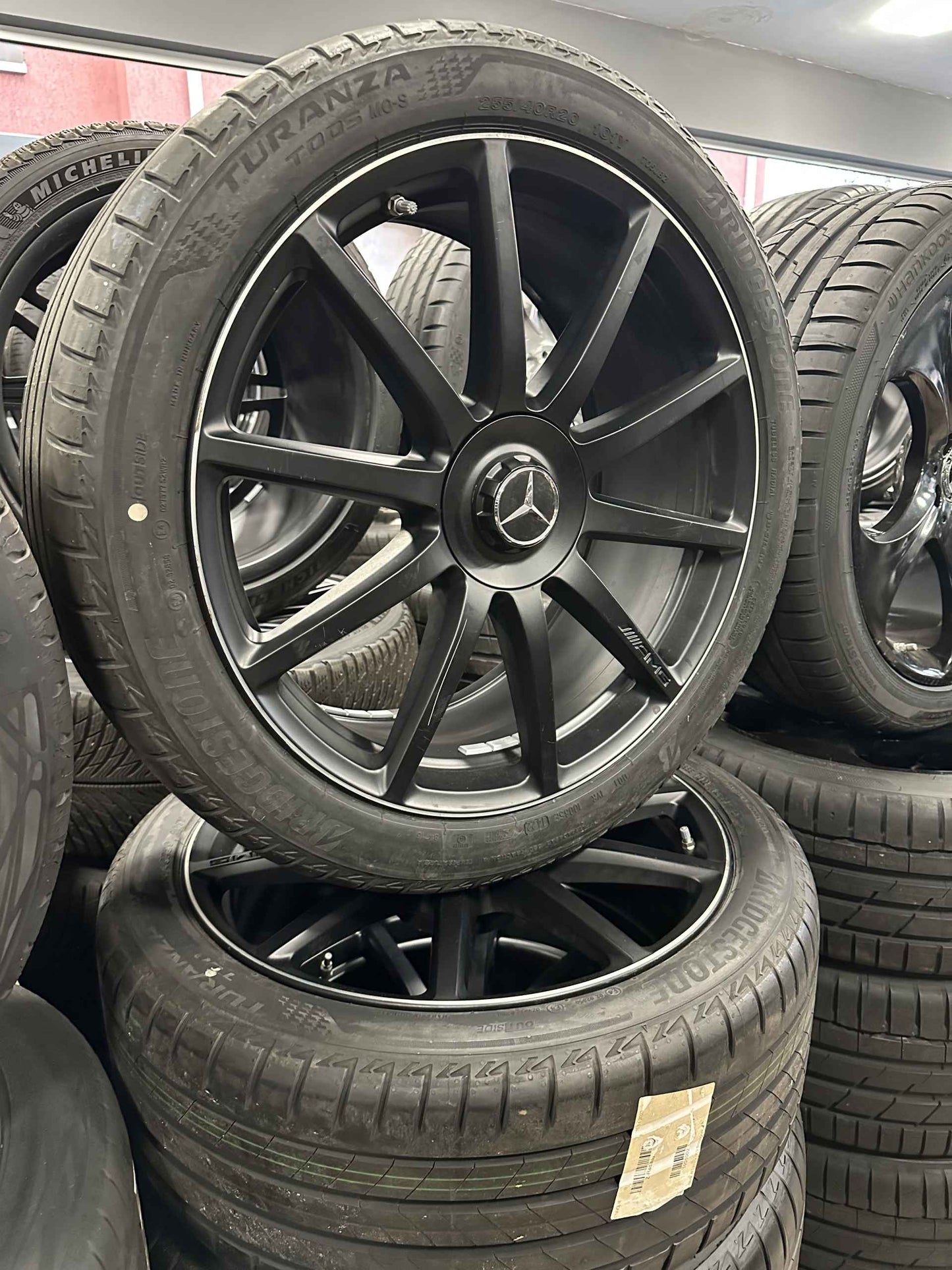 Като Нови Mercedes S63 AMG S Klasse 20 Zoll W222 W217 Coupe Мерцедес С63 С Класа W222 W217 Купе 20 цола AMG джанти летен комплект летни гуми