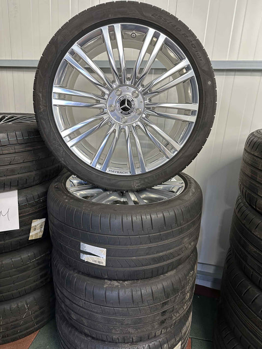 Оригинал Mercedes S Klasse Maybach W223 V223 20 Zoll Мерцедес С Класа Майбах 20 цола джанти летен комплект летни гуми