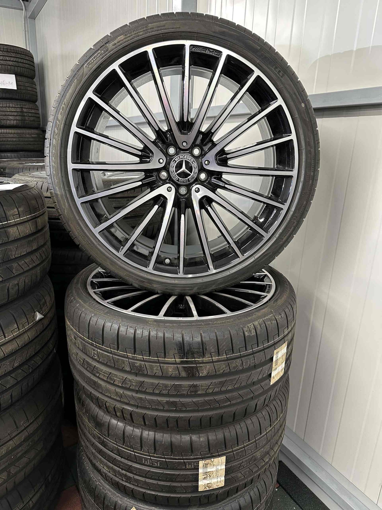 Оригинал Като Нови Mercedes S Klasse W223 V223 21 Zoll AMG Мерцедес С класа W223 V223 21 цола AMG джанти летен комплект летни гуми Спорт пакет