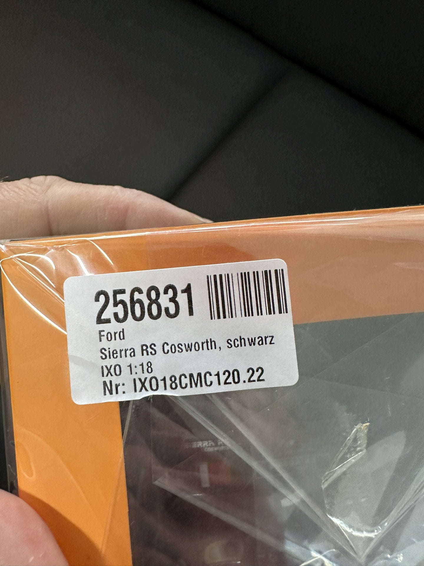 Ford Sierra RS Coswort 1987 Black 1:18 IXO 9 Форд Сиера 1987 черен