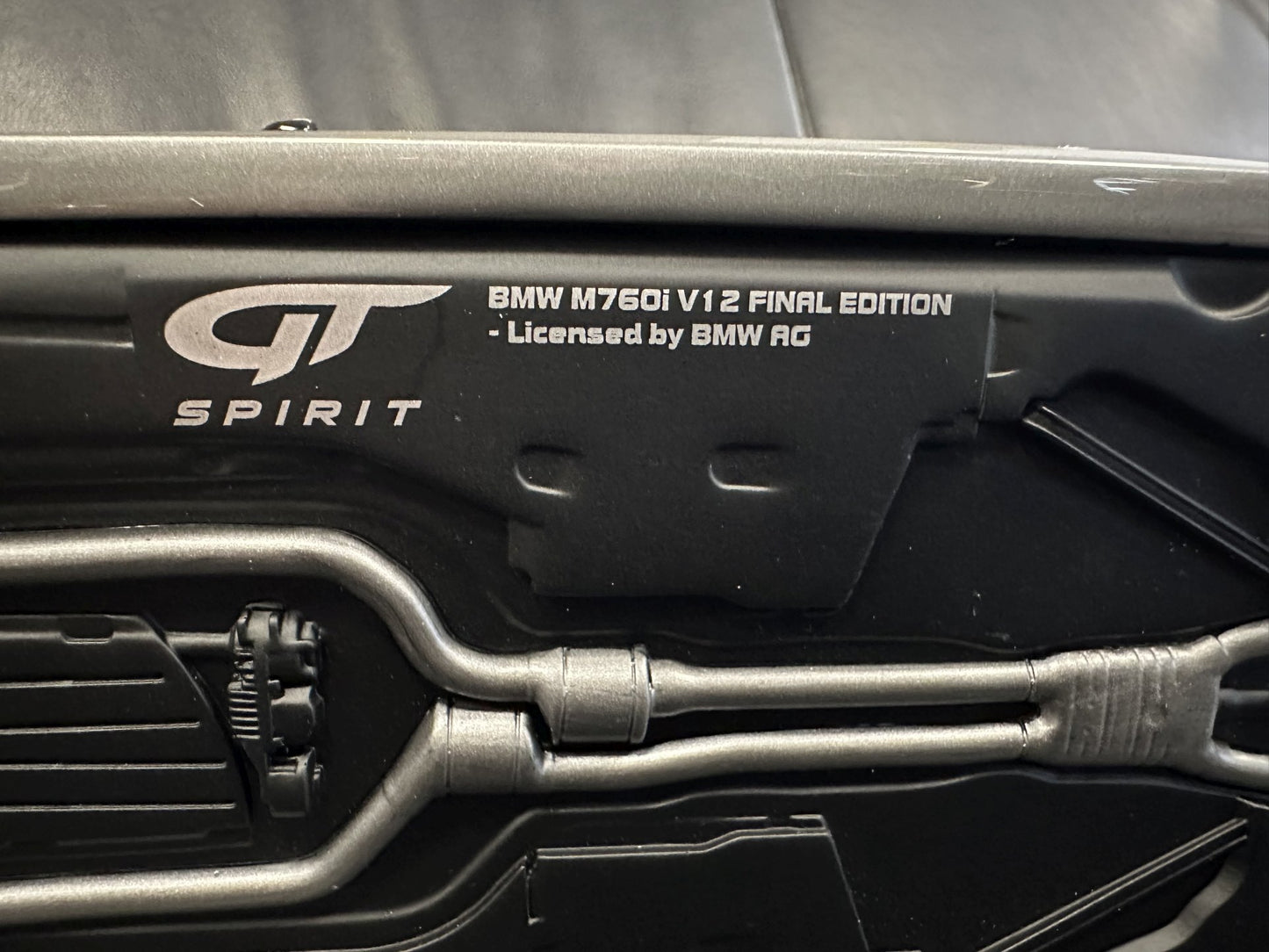 Bmw 760Li V12 G12 grey Final edition from 2020 Limitiert 639/999 1:18 GT Spirit GT478 Бмв 7-ма серия сив Лимитирана