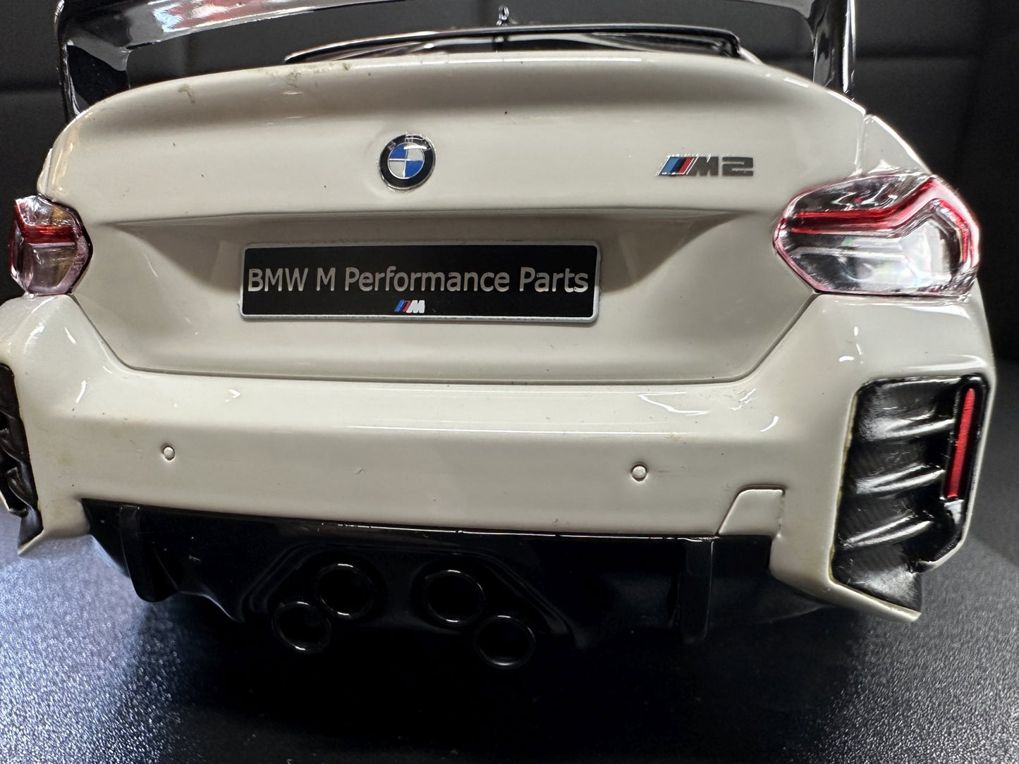 Bmw M2 Performance G87 white 1:18 GT Spirit GT476 Бмв M2 бял