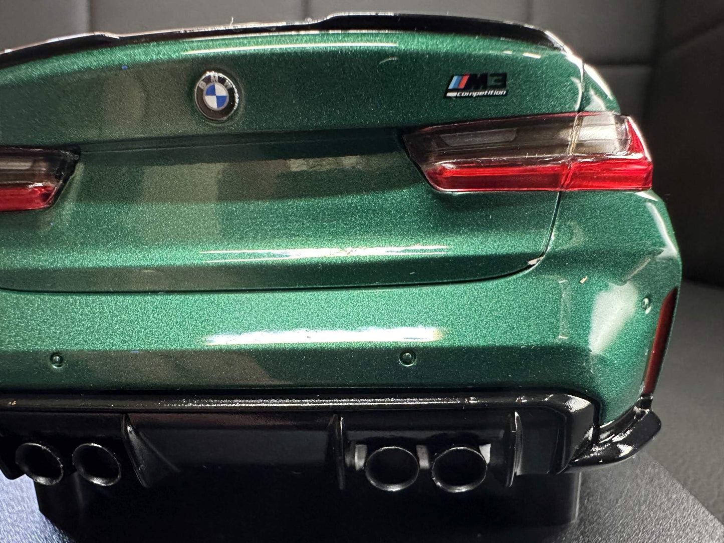 Bmw M3 G80 2020 Limousine green Limitiert 1/800 1:18 Minichamps 155020200 Бмв M3 G80 зелен Лимитирана