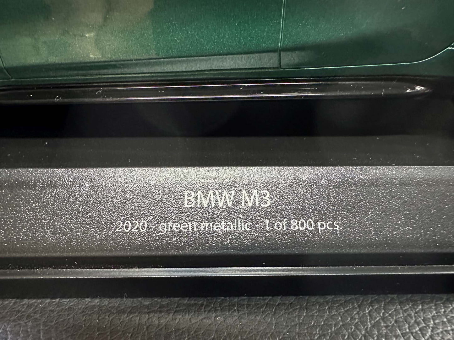 Bmw M3 G80 2020 Limousine green Limitiert 1/800 1:18 Minichamps 155020200 Бмв M3 G80 зелен Лимитирана