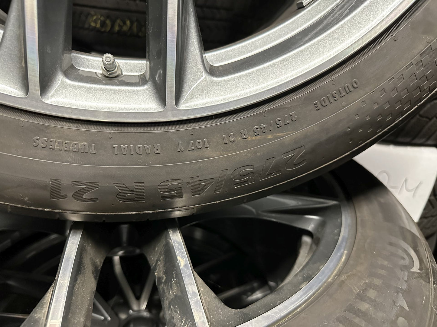 Като Нови Mercedes GLS X166 W166 275 45 21 Zoll AMG Мерцедес ГЛС 275 45 21 цола АМГ джанти летен комплект летни гуми