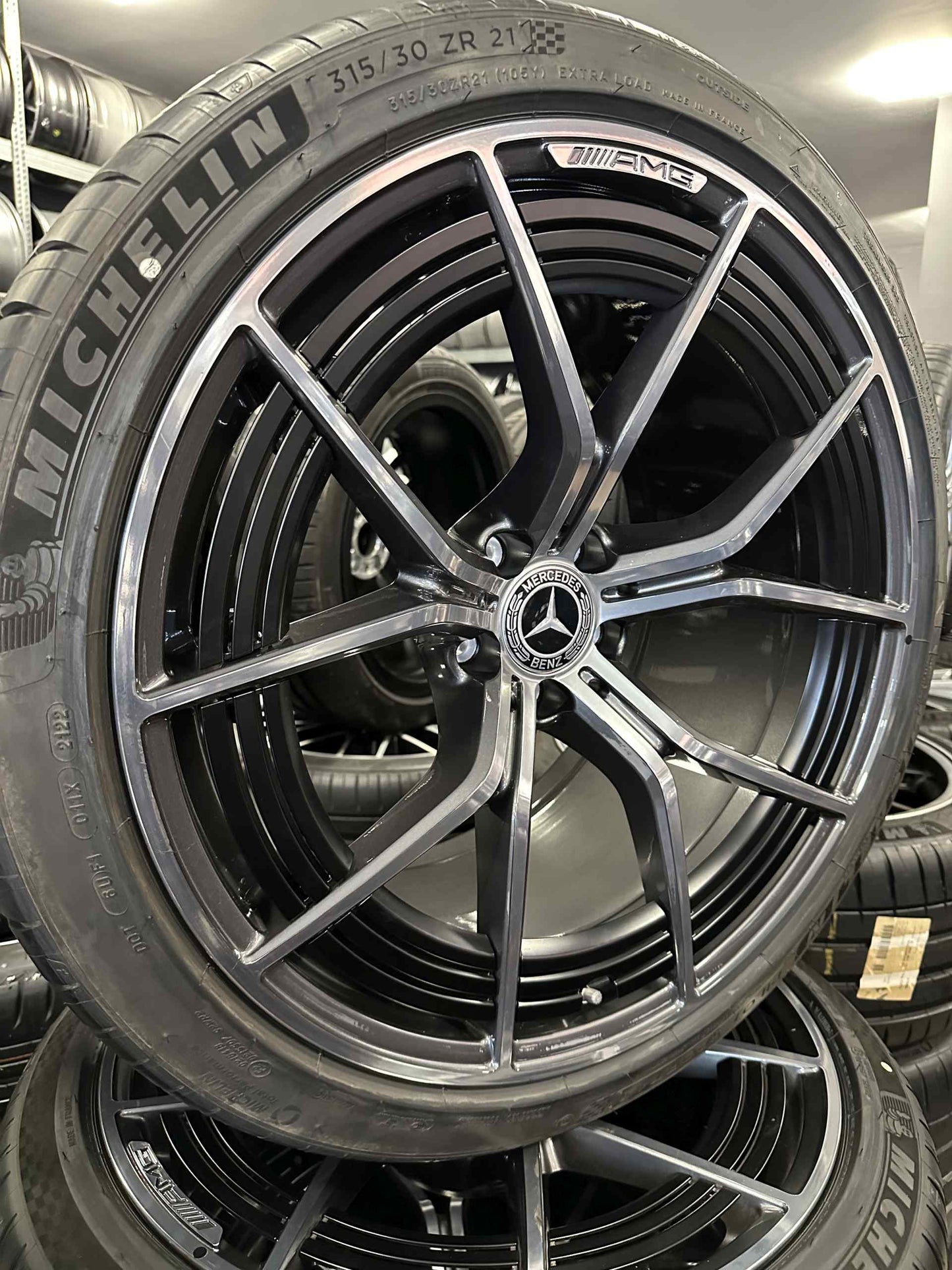Като Нови Mercedes AMG GT 4 door W290 X290 21 Zoll Мерцедес AMG GT 21 цол джанти летен комплект летни гуми