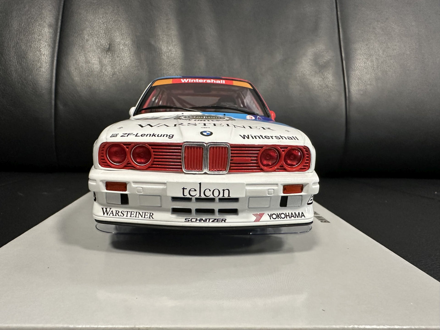 Bmw M3 DTM 1989 Roberto Ravaglia white 1:18 WERK 83 W18038002C Бмв M3 DTM 1989 бял