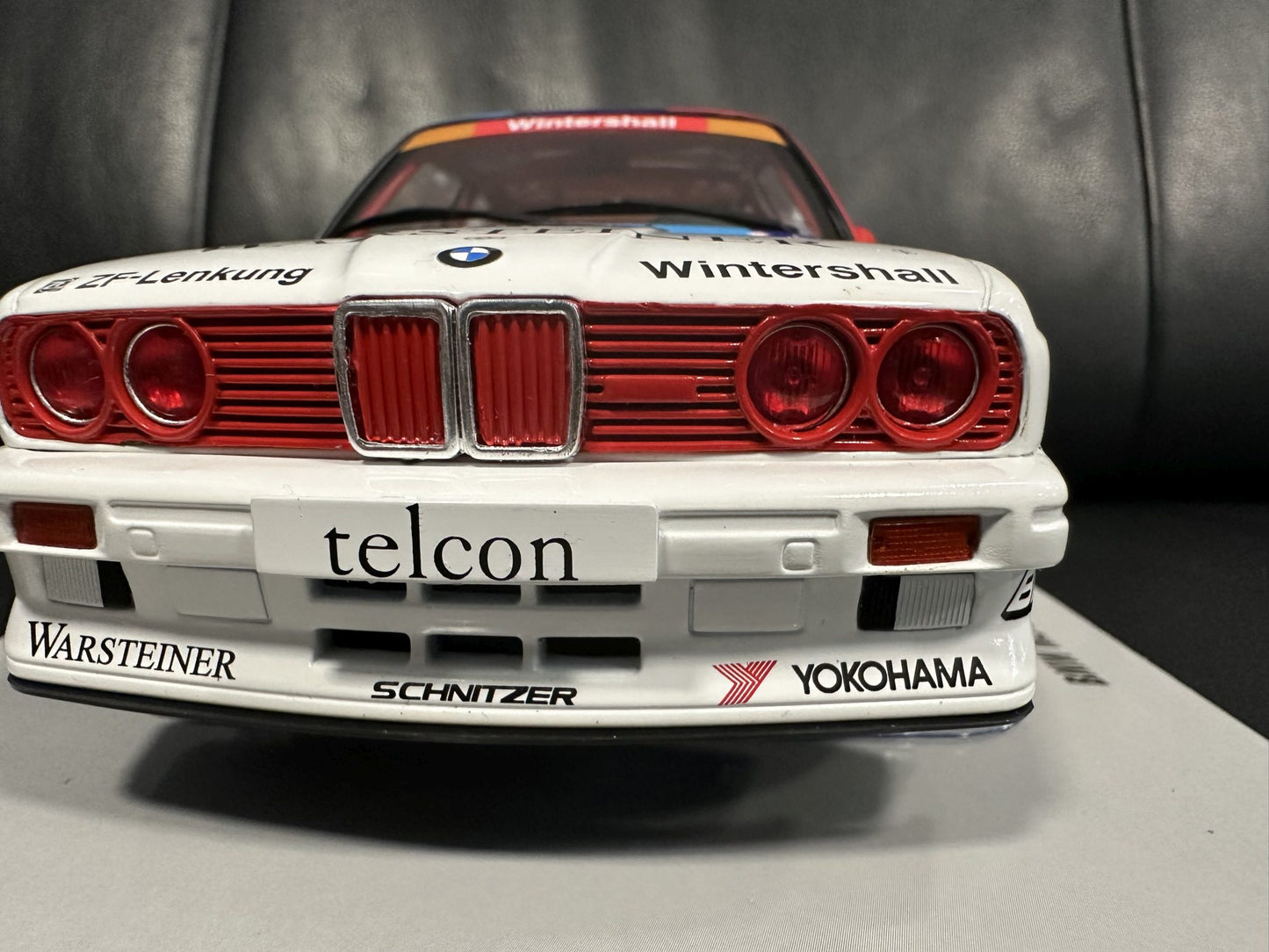 Bmw M3 DTM 1989 Roberto Ravaglia white 1:18 WERK 83 W18038002C Бмв M3 DTM 1989 бял