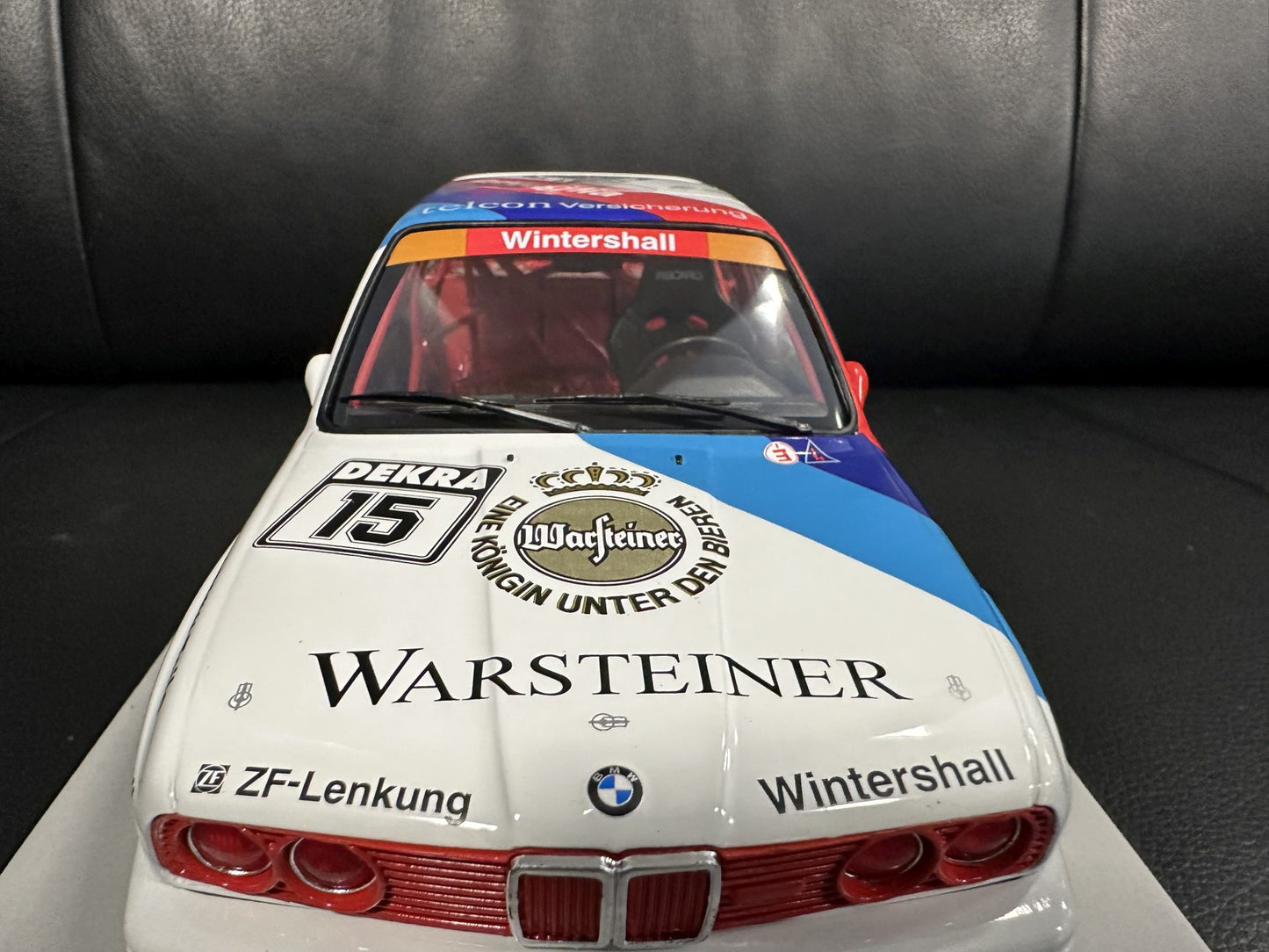 Bmw M3 DTM 1989 Roberto Ravaglia white 1:18 WERK 83 W18038002C Бмв M3 DTM 1989 бял