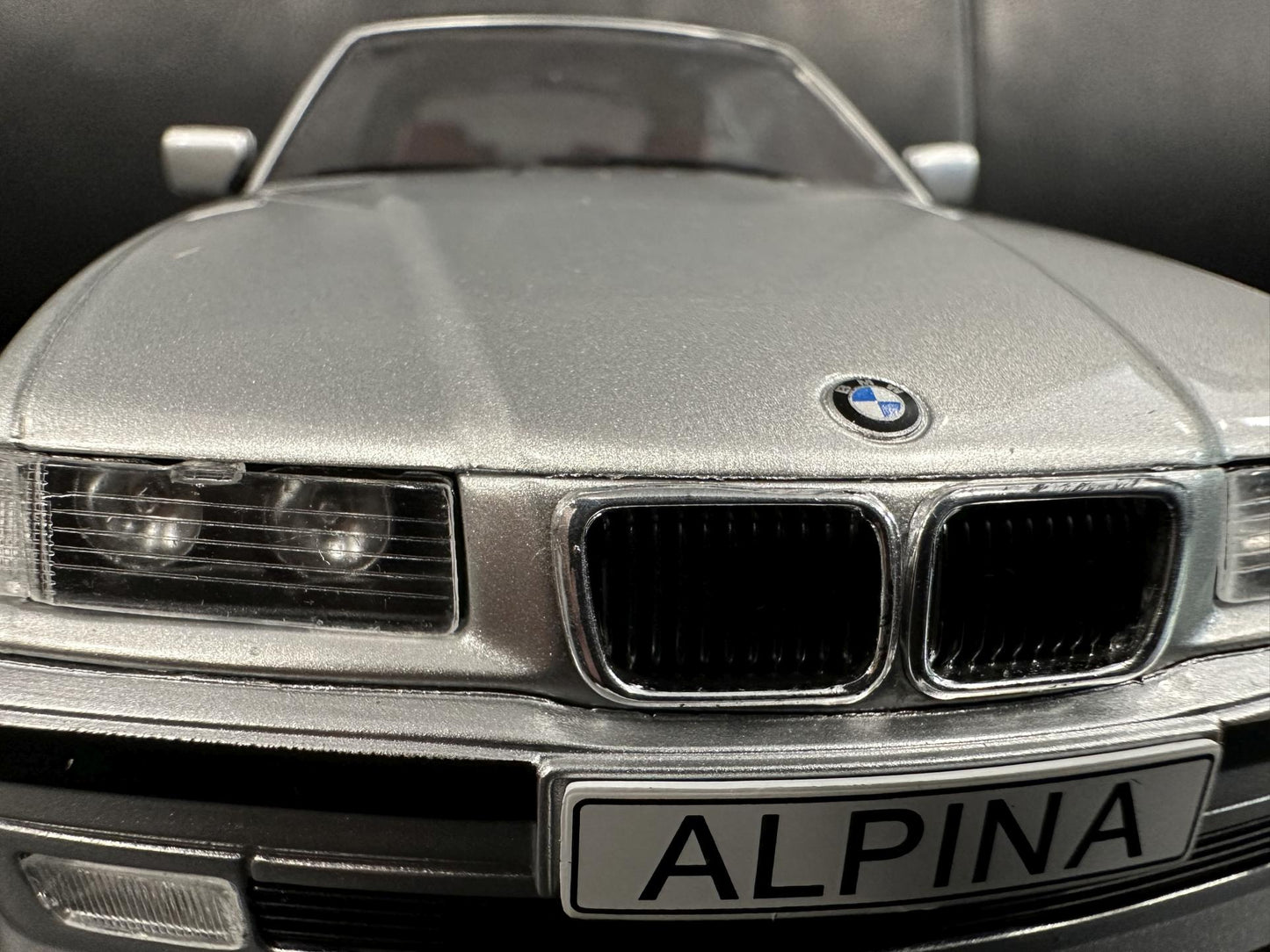 Bmw Alpina E36 B3 3.2 1996 silber Cabrio 1:18 Modelcar MCG 18322 Бмв Е36 Алпина сив Кабрио