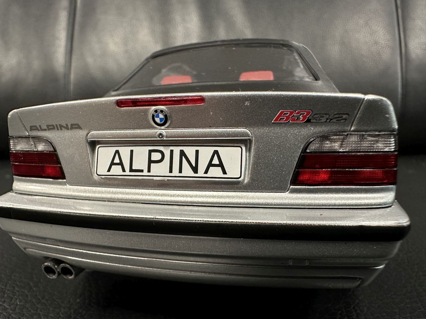 Bmw Alpina E36 B3 3.2 1996 silber Cabrio 1:18 Modelcar MCG 18322 Бмв Е36 Алпина сив Кабрио