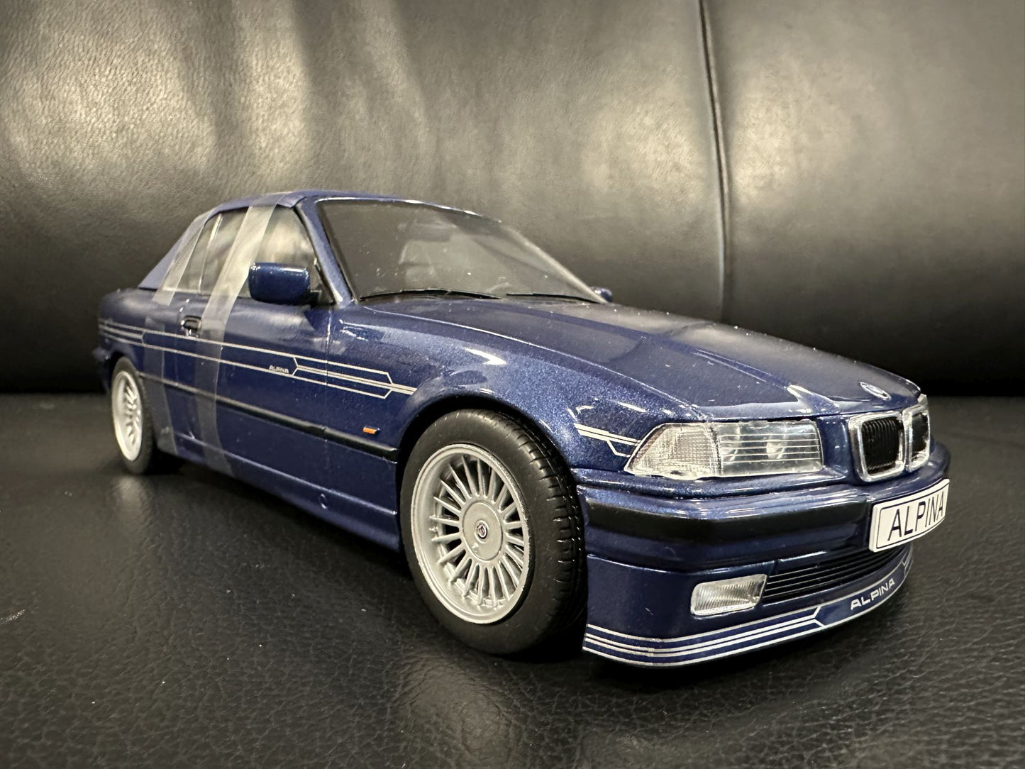 Bmw Alpina E36 B3 3.2 1996 blue Cabrio 1:18 Modelcar MCG 18322 Бмв Е36 Алпина син Кабрио