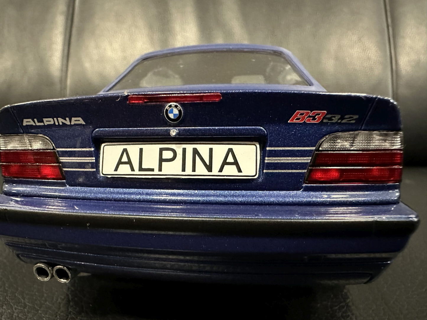Bmw Alpina E36 B3 3.2 1996 blue Cabrio 1:18 Modelcar MCG 18322 Бмв Е36 Алпина син Кабрио