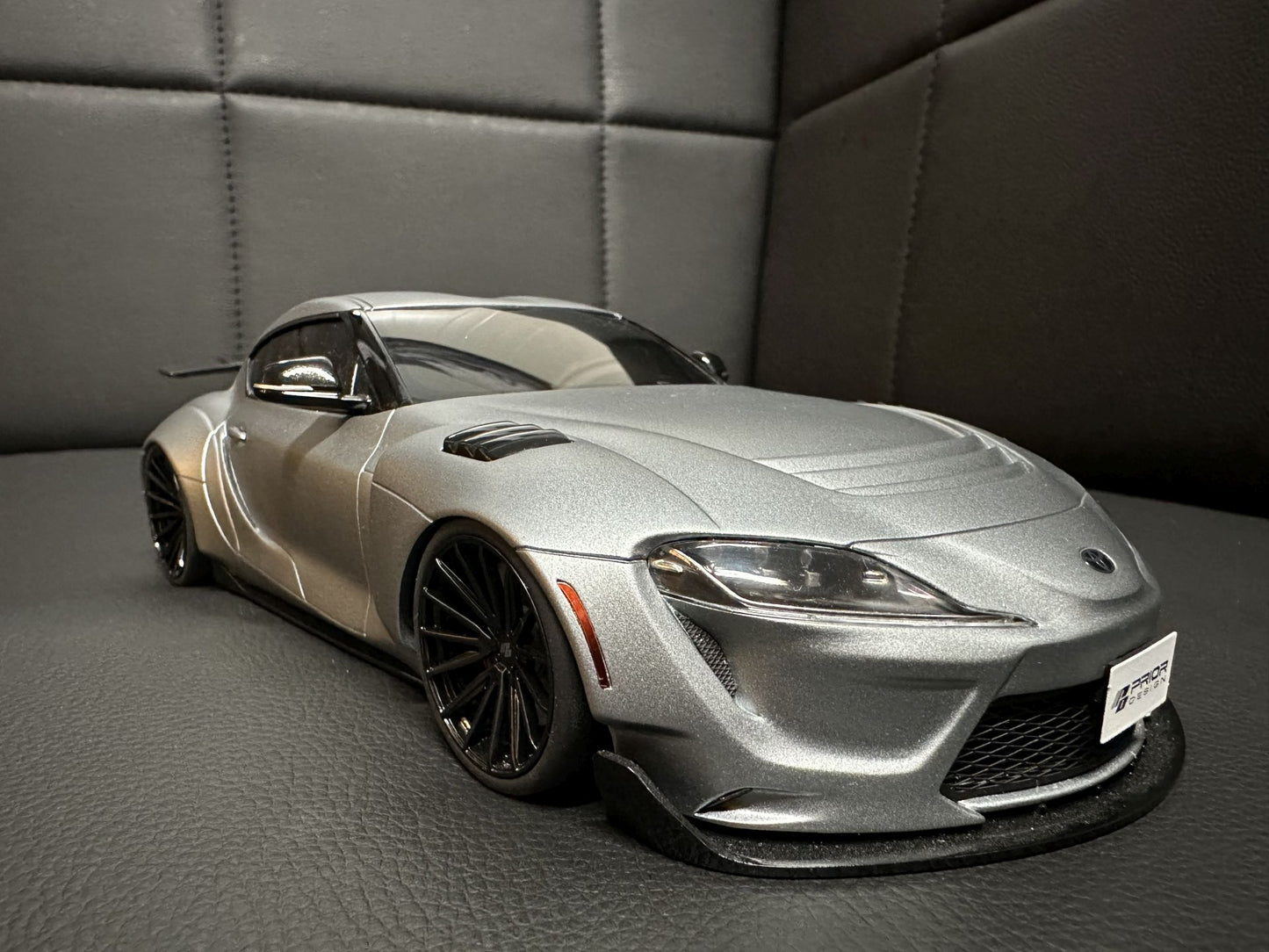 Toyota Supra Prior Design Limitiert grey 130/999 1:18 GT Spirit GT343 сив Лимитирана