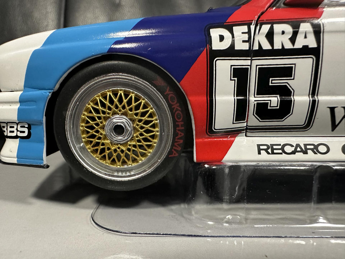 Bmw M3 DTM 1989 Roberto Ravaglia white 1:18 WERK 83 W18038002C Бмв M3 DTM 1989 бял