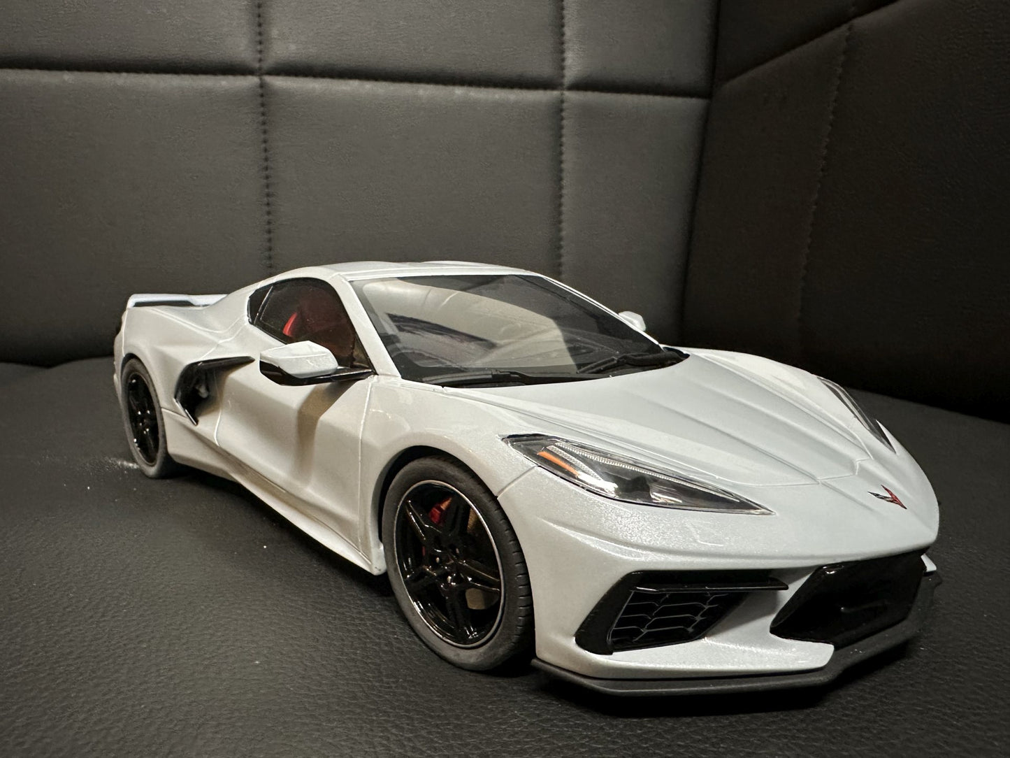 Chevrolet Corvette C8 grey Limitiert 048/999 1:18 GT Spirit GT835 Шевролет Корвет сив Лимитирана