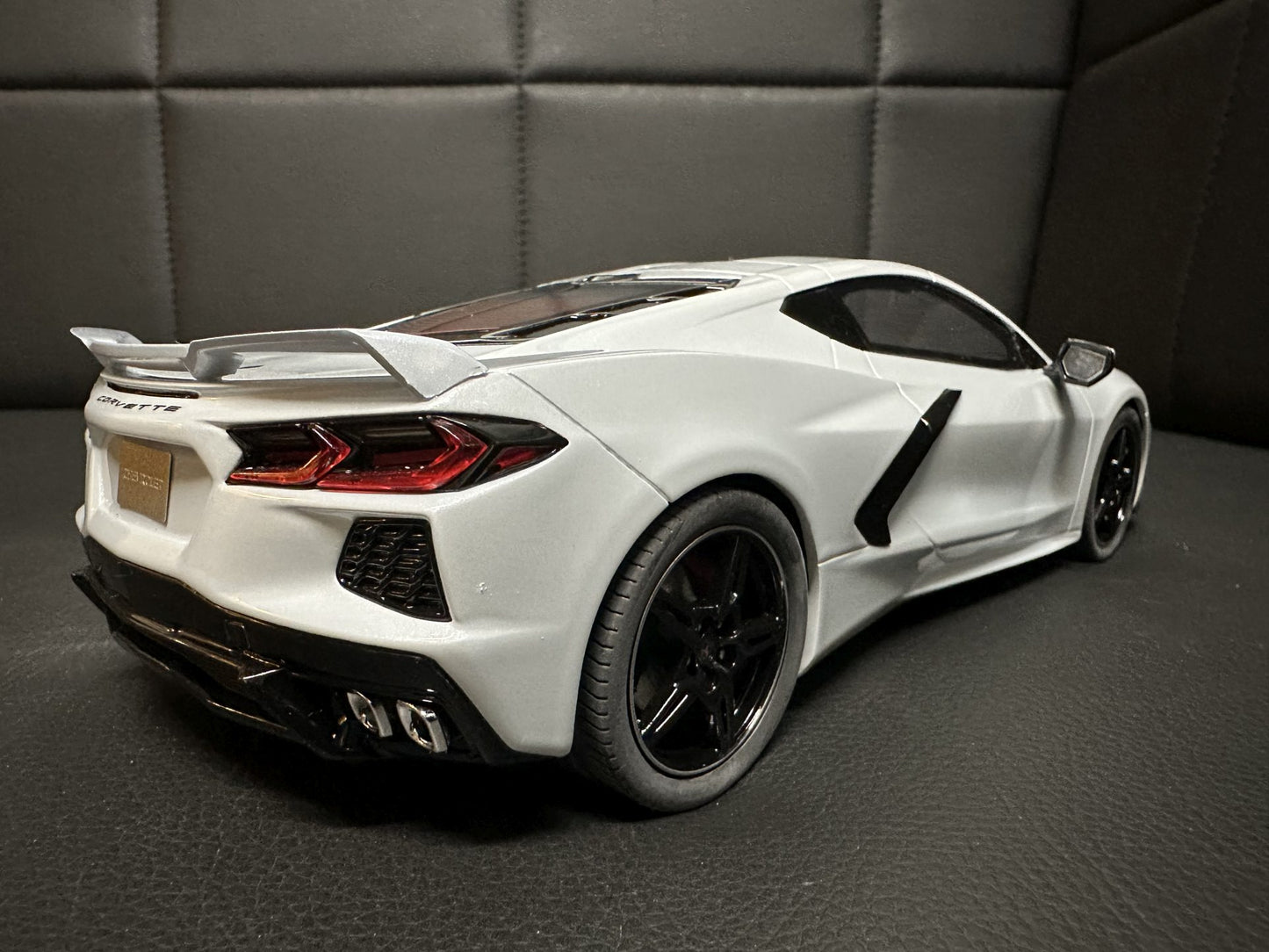 Chevrolet Corvette C8 grey Limitiert 048/999 1:18 GT Spirit GT835 Шевролет Корвет сив Лимитирана