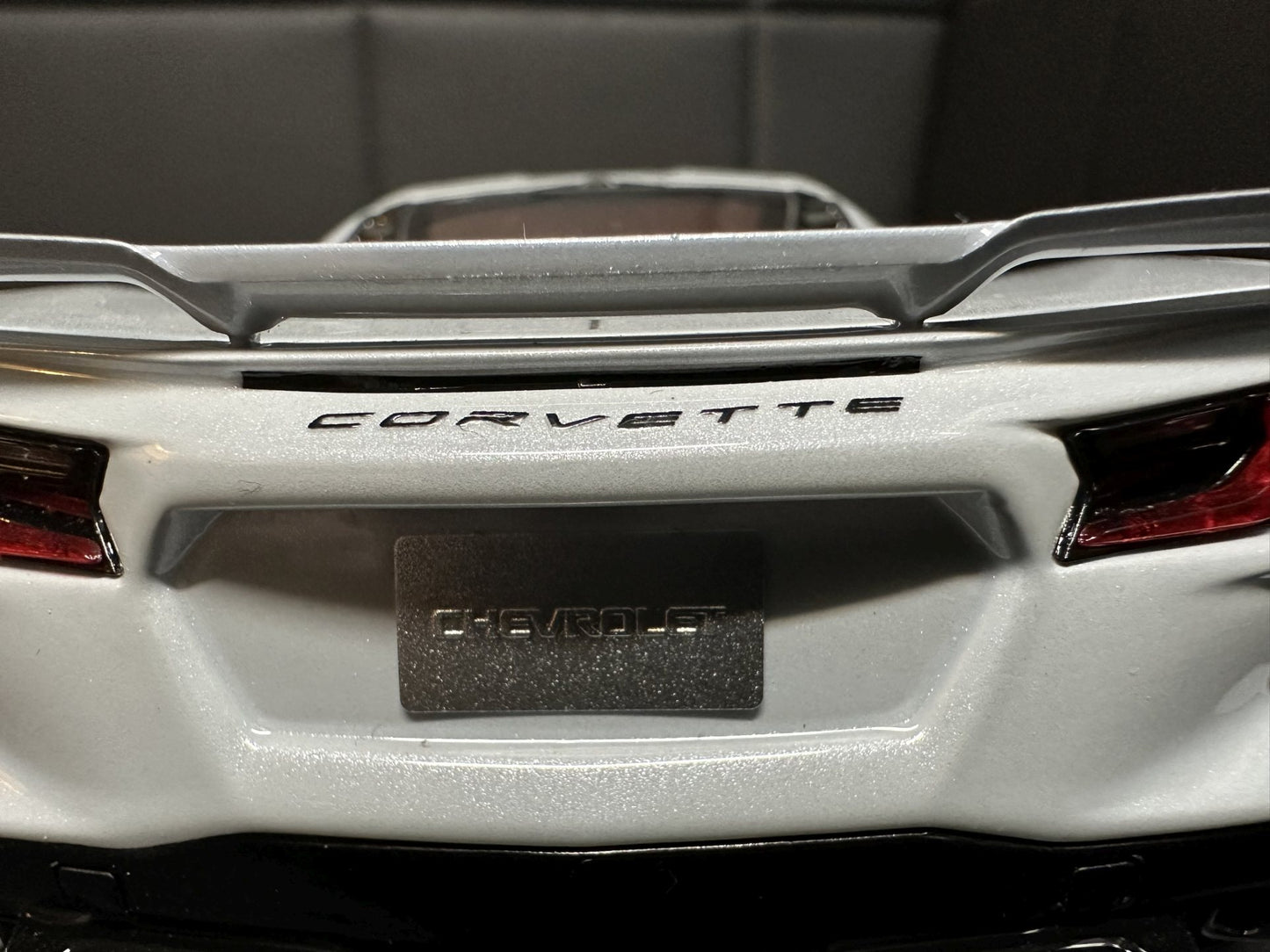 Chevrolet Corvette C8 grey Limitiert 048/999 1:18 GT Spirit GT835 Шевролет Корвет сив Лимитирана